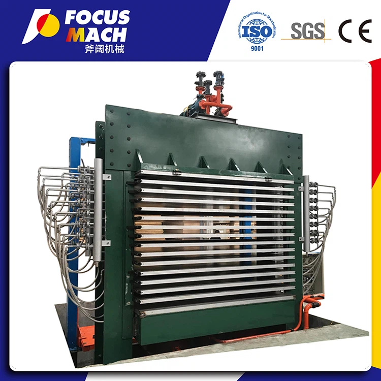 МДФ машина за горещо пресоване